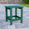 image:imageFlash Furniture Charlestown Tiered Commercial Poly Resin Adirondack Side Table  Lime Green  AllWeather  IndoorOutdoorGreen