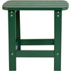 image:imageFlash Furniture Charlestown Tiered Commercial Poly Resin Adirondack Side Table  Lime Green  AllWeather  IndoorOutdoorGreen
