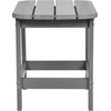 image:imageFlash Furniture Charlestown Tiered Commercial Poly Resin Adirondack Side Table  Lime Green  AllWeather  IndoorOutdoorGrey