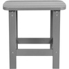 image:imageFlash Furniture Charlestown Tiered Commercial Poly Resin Adirondack Side Table  Lime Green  AllWeather  IndoorOutdoorGrey