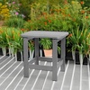 image:imageFlash Furniture Charlestown Tiered Commercial Poly Resin Adirondack Side Table  Lime Green  AllWeather  IndoorOutdoorGrey