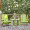 image:imageFlash Furniture Charlestown Tiered Commercial Poly Resin Adirondack Side Table  Lime Green  AllWeather  IndoorOutdoorLime Green
