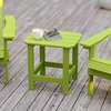 image:imageFlash Furniture Charlestown Tiered Commercial Poly Resin Adirondack Side Table  Lime Green  AllWeather  IndoorOutdoorLime Green