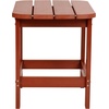 image:imageFlash Furniture Charlestown Tiered Commercial Poly Resin Adirondack Side Table  Lime Green  AllWeather  IndoorOutdoorRed