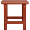 image:imageFlash Furniture Charlestown Tiered Commercial Poly Resin Adirondack Side Table  Lime Green  AllWeather  IndoorOutdoorRed