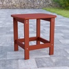 image:imageFlash Furniture Charlestown Tiered Commercial Poly Resin Adirondack Side Table  Lime Green  AllWeather  IndoorOutdoorRed