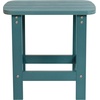image:imageFlash Furniture Charlestown Tiered Commercial Poly Resin Adirondack Side Table  Lime Green  AllWeather  IndoorOutdoorSea Foam