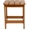 image:imageFlash Furniture Charlestown Tiered Commercial Poly Resin Adirondack Side Table  Lime Green  AllWeather  IndoorOutdoorTeak
