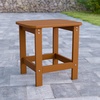 image:imageFlash Furniture Charlestown Tiered Commercial Poly Resin Adirondack Side Table  Lime Green  AllWeather  IndoorOutdoorTeak