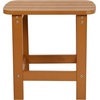 image:imageFlash Furniture Charlestown Tiered Commercial Poly Resin Adirondack Side Table  Lime Green  AllWeather  IndoorOutdoorTeak