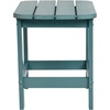 image:imageFlash Furniture Charlestown Tiered Commercial Poly Resin Adirondack Side Table  Lime Green  AllWeather  IndoorOutdoorTeal