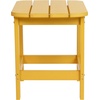 image:imageFlash Furniture Charlestown Tiered Commercial Poly Resin Adirondack Side Table  Lime Green  AllWeather  IndoorOutdoorYellow