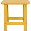 image:imageFlash Furniture Charlestown Tiered Commercial Poly Resin Adirondack Side Table  Lime Green  AllWeather  IndoorOutdoorYellow