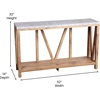 image:imageFlash Furniture Charlotte Farmhouse 2Tier Console Table  Warm Oak Finish Engineered Wood Frame  Concrete Finish Tabletop  For Entryway or Living RoomConcrete TopWarm Oak Frame