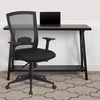 image:imageFlash Furniture Cleo MidBack Black Mesh Executive Swivel Ergonomic Office Chair with Back Angle Adjustment and Adjustable Arms