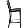 image:imageFlash Furniture Commercial Grade 24 High White Metal IndoorOutdoor Counter Height Stool with Vertical Slat BackBlackantique Gold