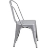 image:imageFlash Furniture Commercial Grade 315 Square Mint Green Metal IndoorOutdoor Table Set with 4 Stack ChairsSilver