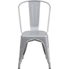image:imageFlash Furniture Commercial Grade 315 Square Mint Green Metal IndoorOutdoor Table Set with 4 Stack ChairsSilver
