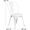 image:imageFlash Furniture Commercial Grade 315 Square Mint Green Metal IndoorOutdoor Table Set with 4 Stack ChairsWhite