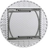 image:imageFlash Furniture Elon 2 Round AllOccasion Plastic Folding Event Table Folding Banquet Table for IndoorOutdoor Events White5 Foot
