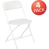 image:imageFlash Furniture Elon 285Foot Square Granite White Plastic Folding Table  Waterproof  Impact and Stain Resistant  Flash Furniture Hercules Series Plastic Folding ChairsGranite White