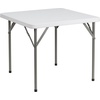 image:imageFlash Furniture Elon 285Foot Square Granite White Plastic Folding Table  Waterproof  Impact and Stain Resistant  Flash Furniture Hercules Series Plastic Folding ChairsGranite White