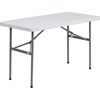 image:imageFlash Furniture Elon 4Foot Granite White Plastic Folding Table amp Hercules Series Plastic Folding Chairs for Parties and Weddings Stackable Commercia