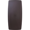 image:imageFlash Furniture Elon 562Foot Brown Rattan IndoorOutdoor Plastic Folding Table with Umbrella Hole