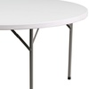 image:imageFlash Furniture Elon Commercial Grade 5Foot Round Granite White Plastic Folding TableWhite