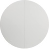 image:imageFlash Furniture Freeman 4 Round Plastic Folding Table with Carrying Handle Plastic Foldable Table for IndoorOutdoor Events White605 Round