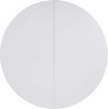 image:imageFlash Furniture Freeman 4 Round Plastic Folding Table with Carrying Handle Plastic Foldable Table for IndoorOutdoor Events White72 Round
