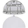 image:imageFlash Furniture Freeman 4 Round Plastic Folding Table with Carrying Handle Plastic Foldable Table for IndoorOutdoor Events White72 Round