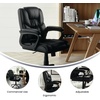 image:imageFlash Furniture Fundamentals Big amp Tall Swivel LeatherSoft Office and Gaming Chair Ergonomic Office Chair with Padded Armrests and Adjustable Height BlackBlack