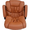 image:imageFlash Furniture Fundamentals Big amp Tall Swivel LeatherSoft Office and Gaming Chair Ergonomic Office Chair with Padded Armrests and Adjustable Height BlackBrown
