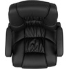 image:imageFlash Furniture Fundamentals Big amp Tall Swivel LeatherSoft Office and Gaming Chair Ergonomic Office Chair with Padded Armrests and Adjustable Height BlackBlack