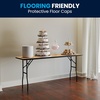 image:imageFlash Furniture Gael 6 Wood Folding Training and Event Table Rectangular Folding Training Table with Smooth Clear Coated Finished Top Natural