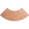 image:imageFlash Furniture Ginny Commercial Grade 55 ft x 2 ft Serpentine Wood Folding Banquet Table