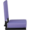 image:imageFlash Furniture Grandstand Portable Stadium Seat for Bleachers or Benches Folding Padded Stadium Chair with Carrying Handle 500 lb Weight Capacity PurplePurple
