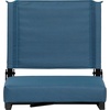 image:imageFlash Furniture Grandstand Portable Stadium Seat for Bleachers or Benches Folding Padded Stadium Chair with Carrying Handle 500 lb Weight Capacity PurpleTeal