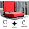 image:imageFlash Furniture Grandstand Portable Stadium Seat for Bleachers or Benches Folding Padded Stadium Chair with Carrying Handle 500 lb Weight Capacity PurpleRed