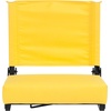 image:imageFlash Furniture Grandstand Portable Stadium Seat for Bleachers or Benches Folding Padded Stadium Chair with Carrying Handle 500 lb Weight Capacity PurpleYellow