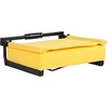 image:imageFlash Furniture Grandstand Portable Stadium Seat for Bleachers or Benches Folding Padded Stadium Chair with Carrying Handle 500 lb Weight Capacity PurpleYellow