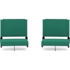image:imageFlash Furniture Grandstand Portable Stadium Seat for Bleachers or Benches Folding Padded Stadium Chair with Carrying Handle 500 lb Weight Capacity PurpleHunter Green