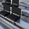 image:imageFlash Furniture Grandstand Portable Stadium Seat for Bleachers or Benches Folding Padded Stadium Chair with Carrying Handle 500 lb Weight Capacity PurpleBlack