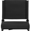 image:imageFlash Furniture Grandstand Portable Stadium Seat for Bleachers or Benches Folding Padded Stadium Chair with Carrying Handle 500 lb Weight Capacity PurpleBlack