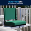 image:imageFlash Furniture Grandstand Portable Stadium Seat for Bleachers or Benches Folding Padded Stadium Chair with Carrying Handle 500 lb Weight Capacity PurpleHunter Green