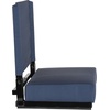 image:imageFlash Furniture Grandstand Portable Stadium Seat for Bleachers or Benches Folding Padded Stadium Chair with Carrying Handle 500 lb Weight Capacity PurpleNavy Blue