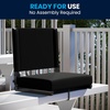 image:imageFlash Furniture Grandstand Portable Stadium Seat for Bleachers or Benches Folding Padded Stadium Chair with Carrying Handle 500 lb Weight Capacity PurpleBlack