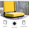 image:imageFlash Furniture Grandstand Portable Stadium Seat for Bleachers or Benches Folding Padded Stadium Chair with Carrying Handle 500 lb Weight Capacity PurpleYellow