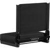 image:imageFlash Furniture Grandstand Portable Stadium Seat for Bleachers or Benches Folding Padded Stadium Chair with Carrying Handle 500 lb Weight Capacity PurpleBlack